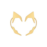 Elf Silver-Gold Color Earrings